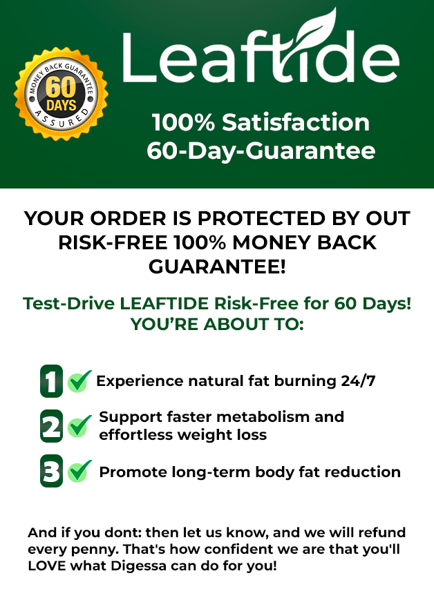 LeafTide Powder 60-day satisfaction guarantee